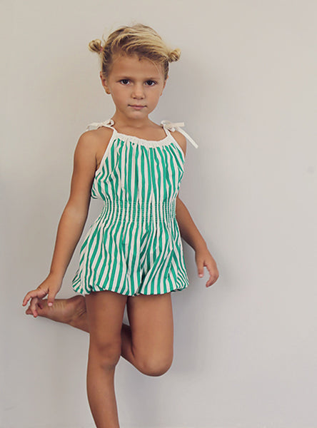 Jada Seafoam Stripe Playsuit