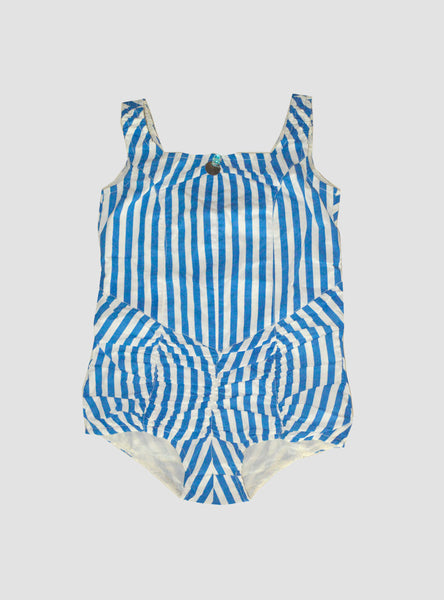 Lola Powder Blue Stripe Playsuit