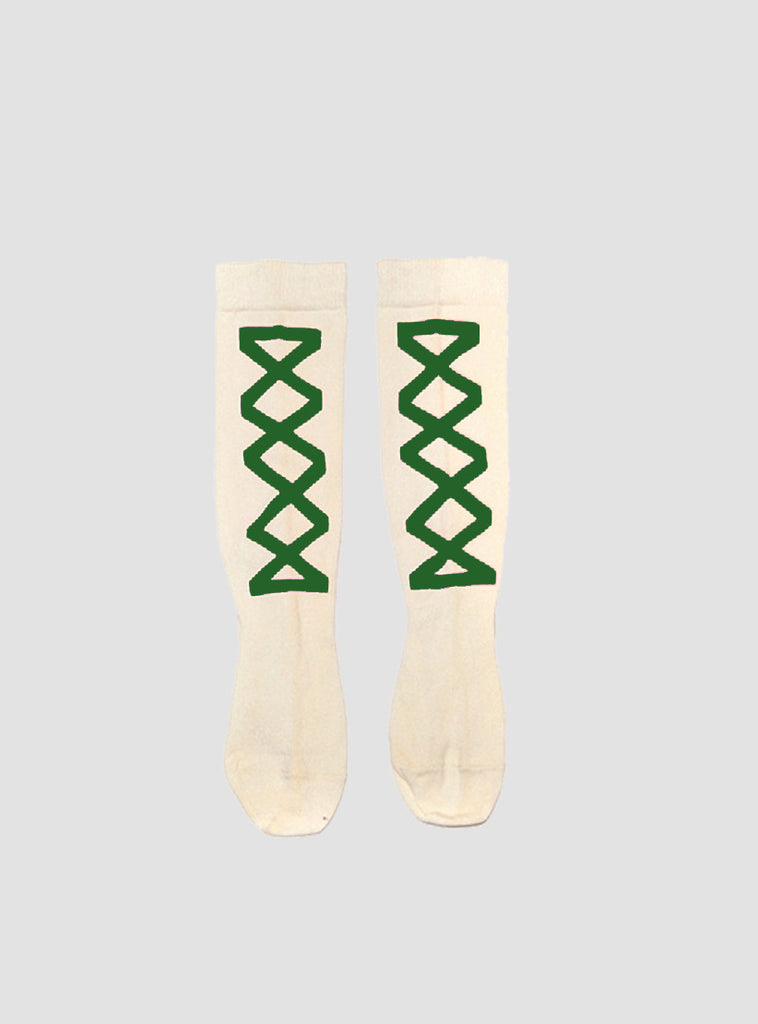 Ribbon Grass Knee Socks