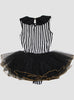 Big Top Circus Stripe Tutu - Black