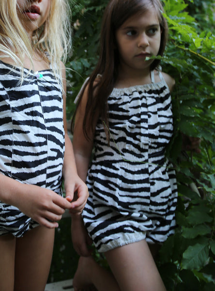 Jada Zebra Print Playsuit