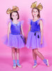 Gold Glitter Tutu Dress - Lilac