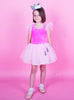 Hologram Tutu Dress - Neon Pink