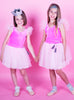 Hologram Tutu Dress - Neon Pink